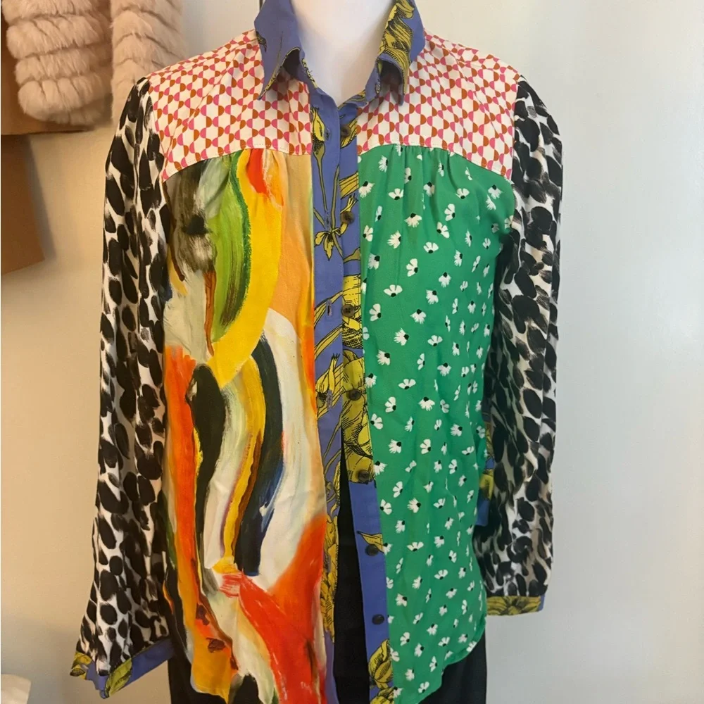 Maeve Patterned Shirt - Picture 1 of 3